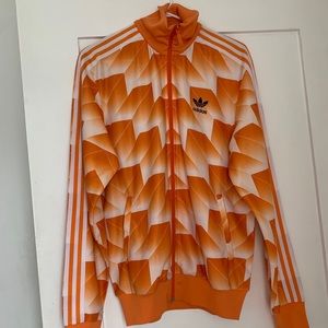 Orange Adidas Track Jacket